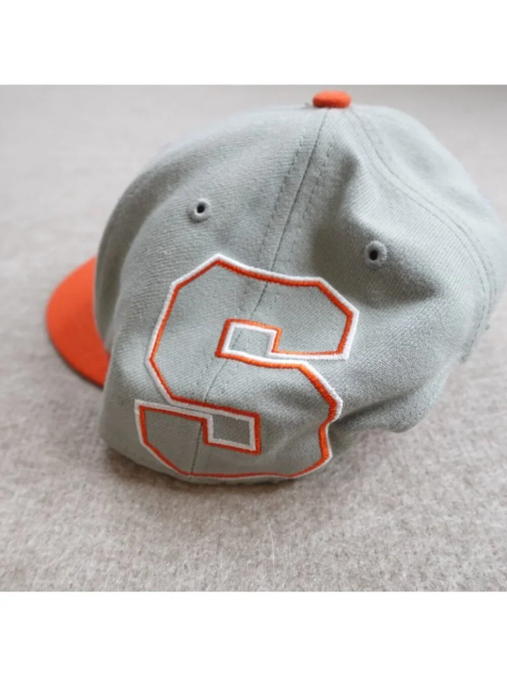 Syracuse Orange Hat Gray Forty Seven Snapback Embroidered Blockhead